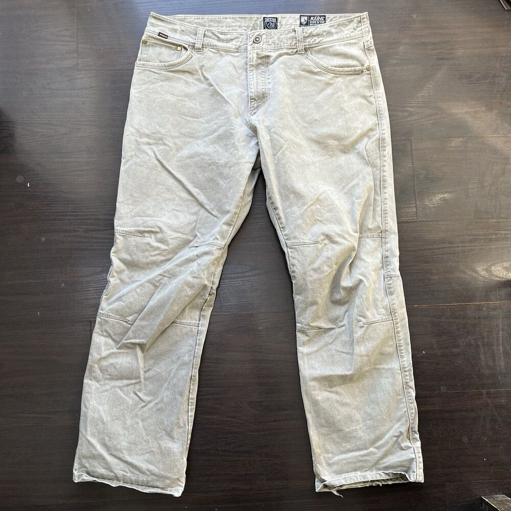 Kuhl Mens Size 38x32 Rydr Pants Vintage Patina Dye Outdoor Hiking Work Rugged